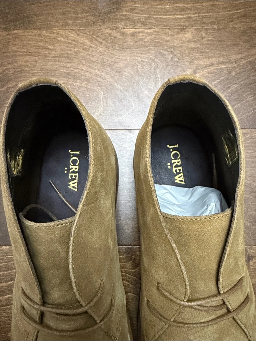 J. Crew Men's Tan Suede Chukka Boots